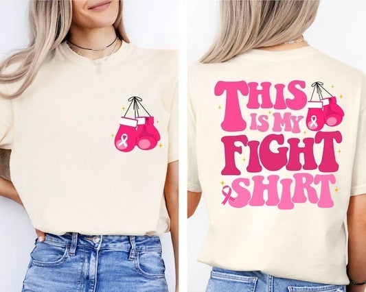 Breast Cancer Awareness - My Fight Tee Pink Ribbon Top