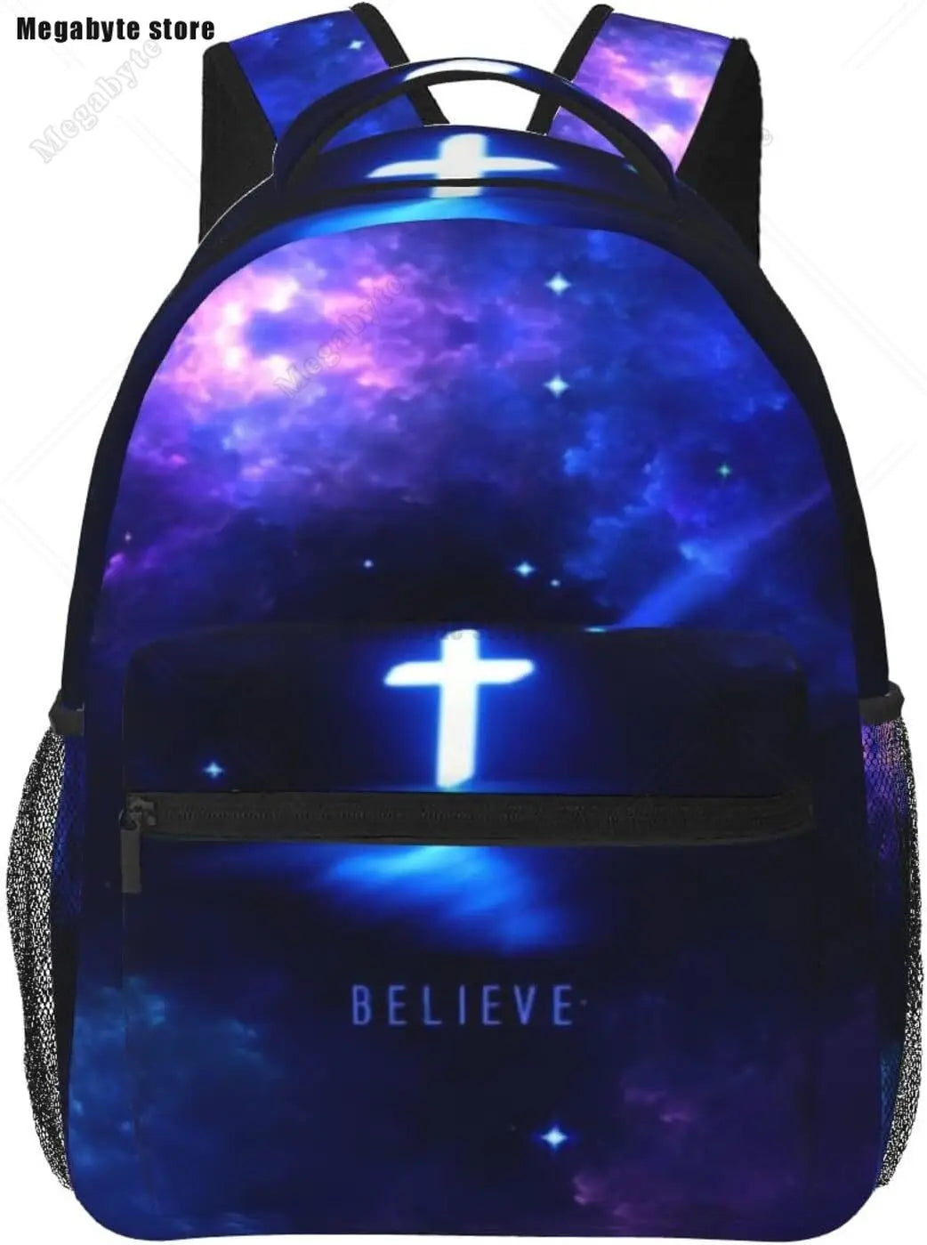 Faith-Inspired Backpack – Durable Polyester Christian Bag for School, Travel & Daily Carry