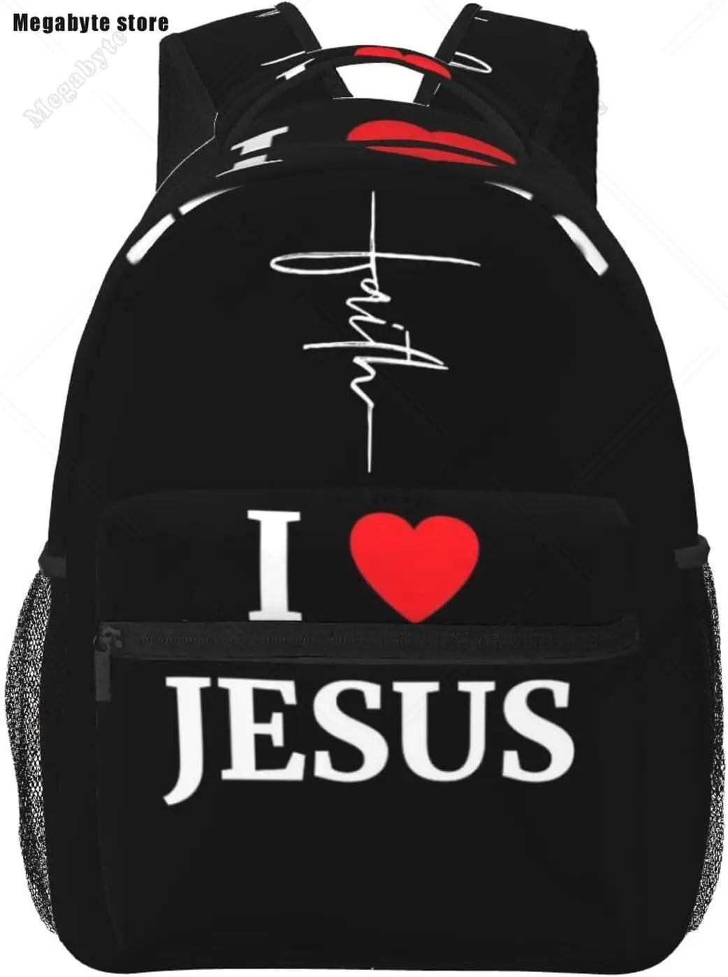 Faith-Inspired Backpack – Durable Polyester Christian Bag for School, Travel & Daily Carry