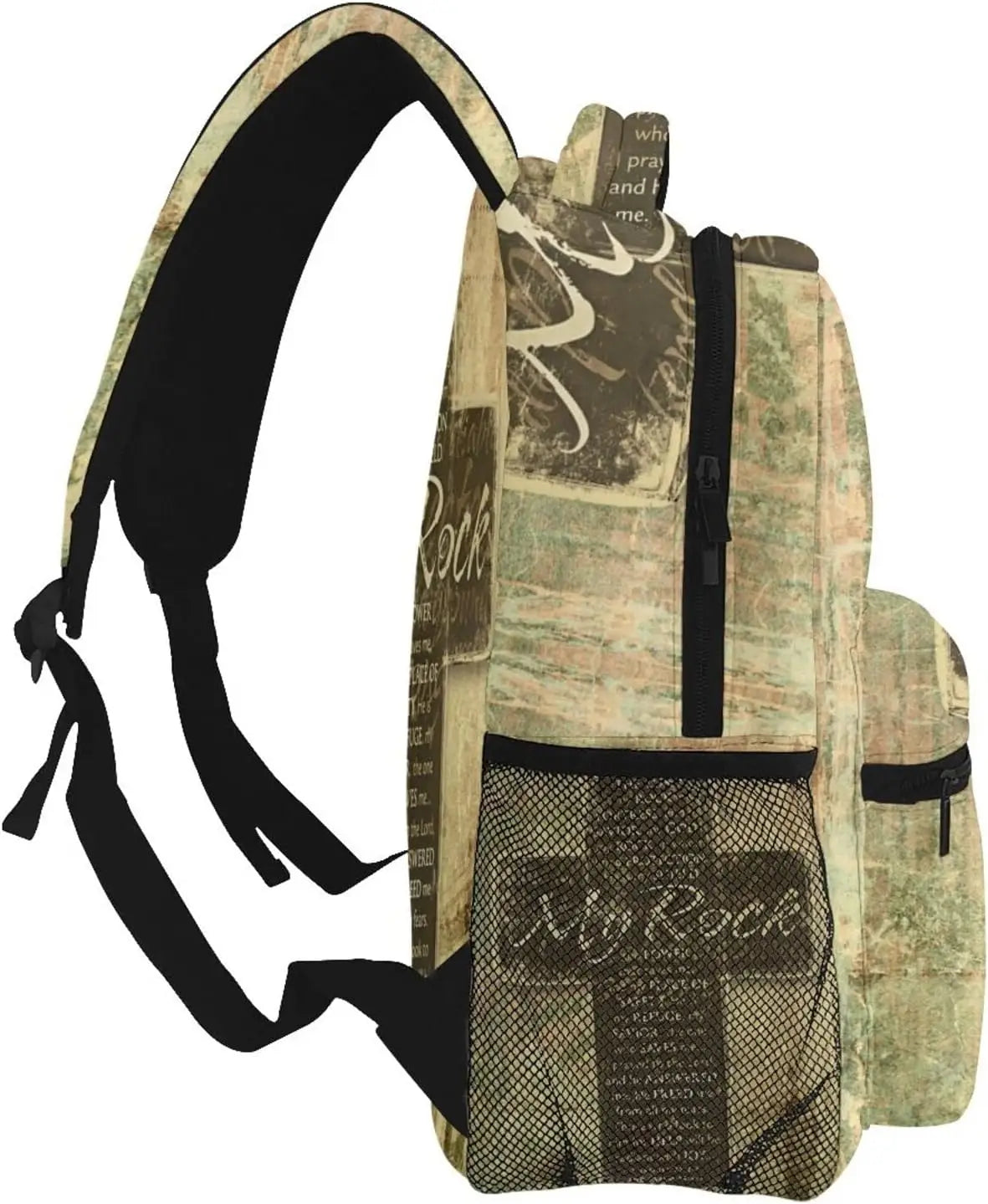 Faith-Inspired Backpack – Durable Polyester Christian Bag for School, Travel & Daily Carry