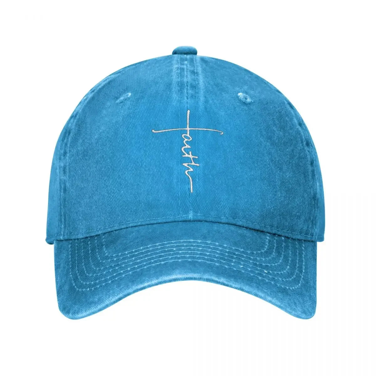 Faith - Unisex Denim Adjustable Baseball Cap