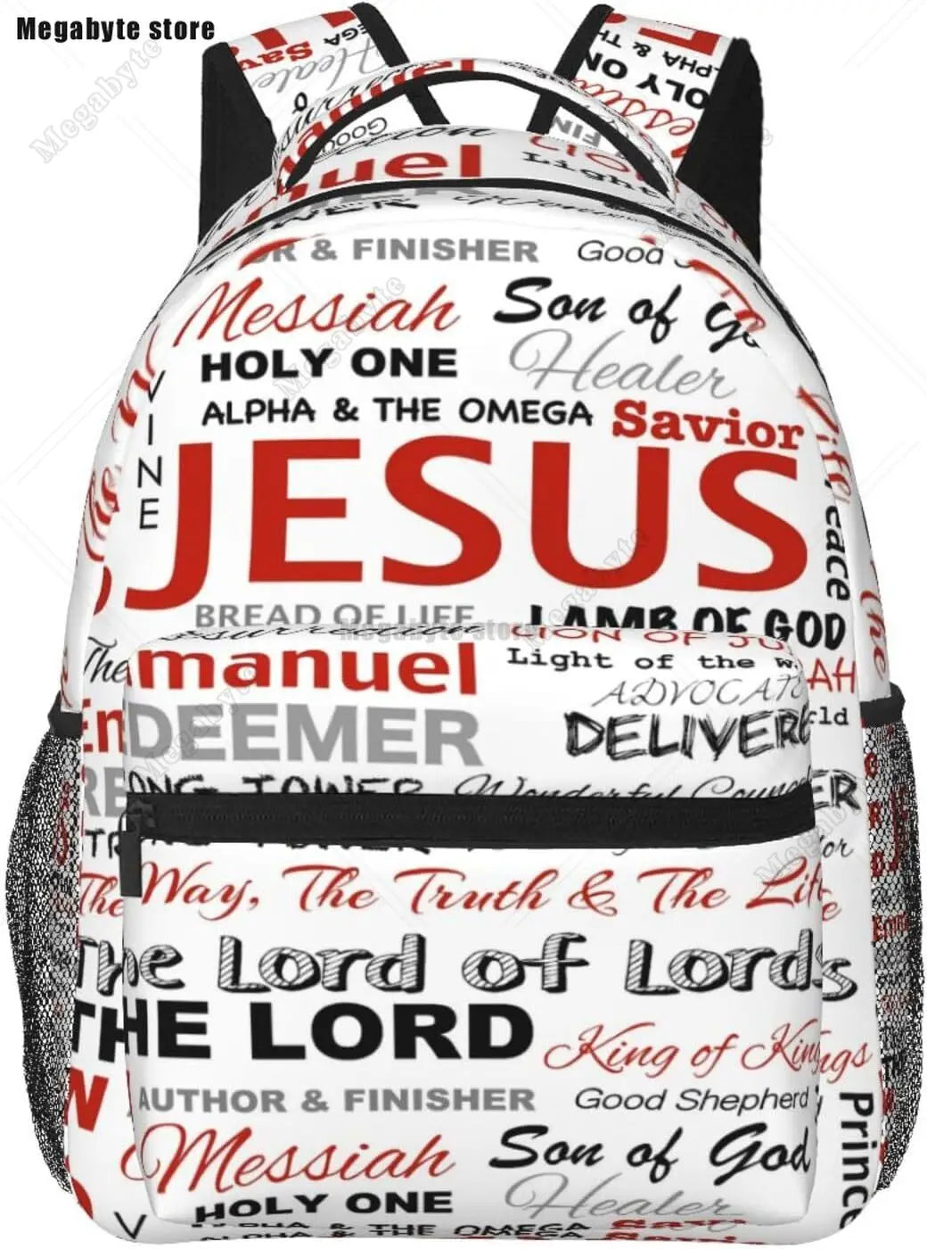 Faith-Inspired Backpack – Durable Polyester Christian Bag for School, Travel & Daily Carry