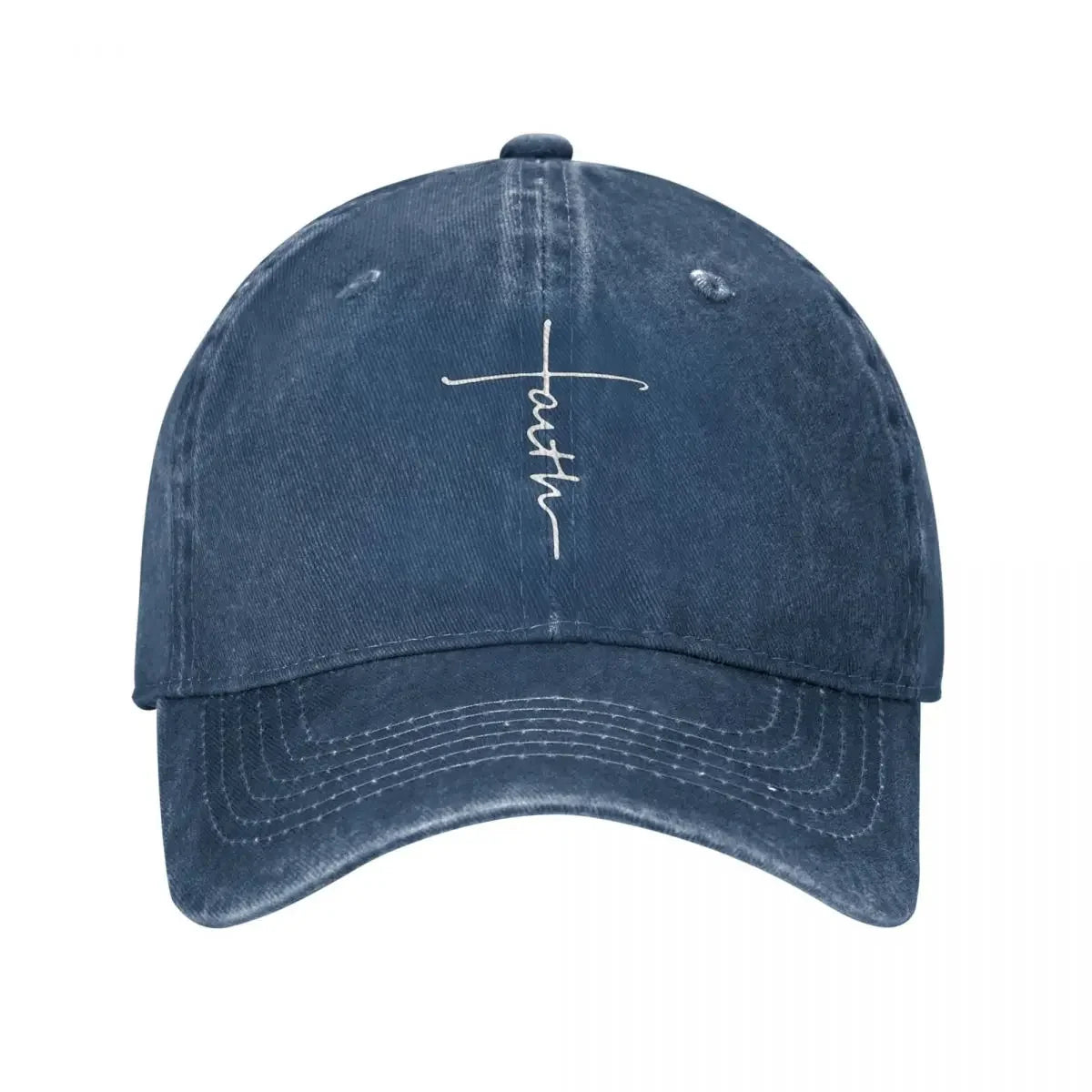 Faith - Unisex Denim Adjustable Baseball Cap