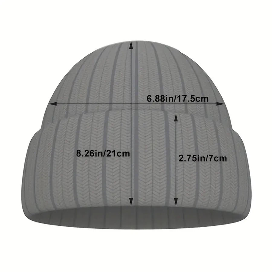 God Got Me Unisex Beanie – Knit Hat with Bold Faith Statement Embroidery