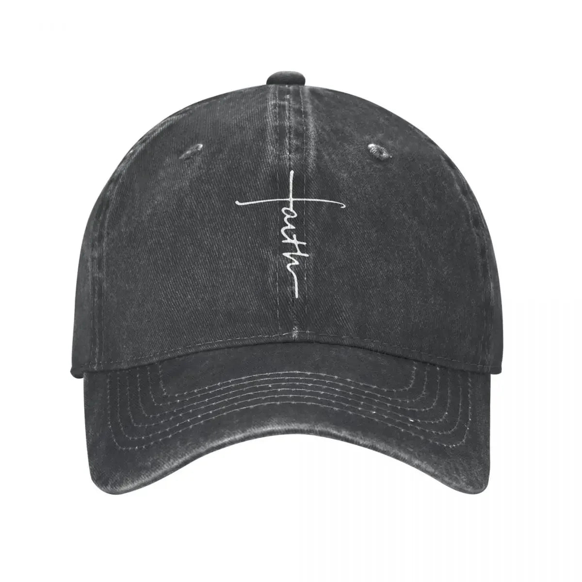Faith - Unisex Denim Adjustable Baseball Cap