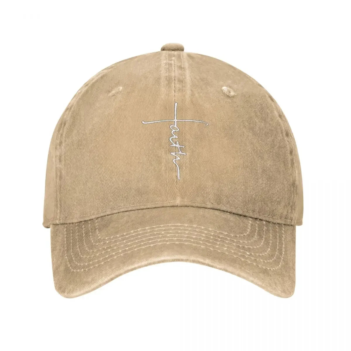 Faith - Unisex Denim Adjustable Baseball Cap