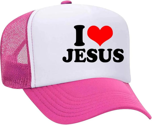 I Love Jesus Trucker Cap