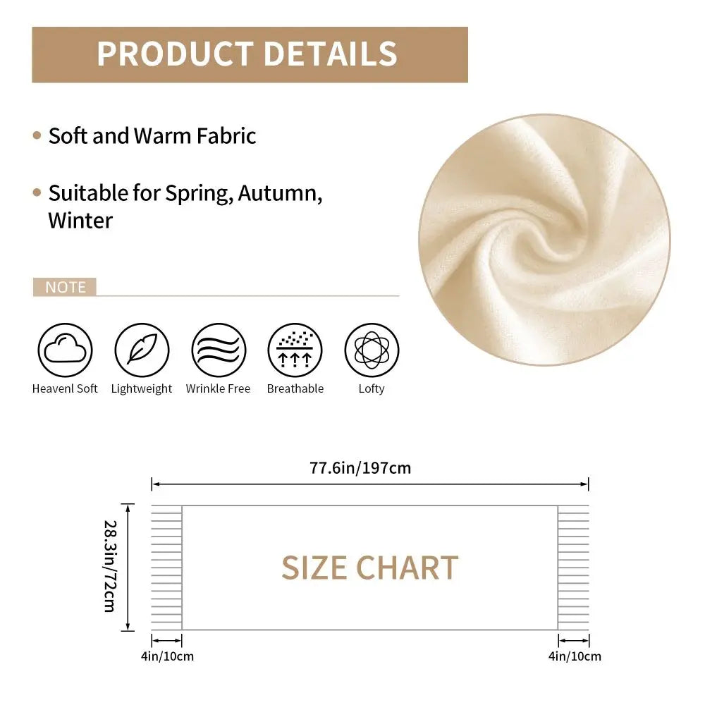 Women’s Lightweight Christian Shawl/Wrap - Oversized Fit