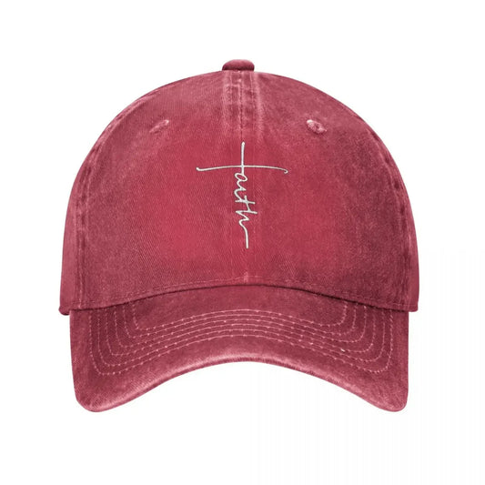 Faith - Unisex Denim Adjustable Baseball Cap