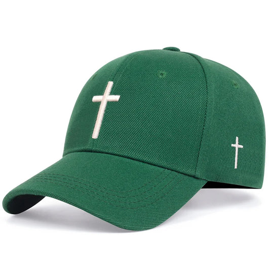 Simple Cross Snapback Baseball Cap