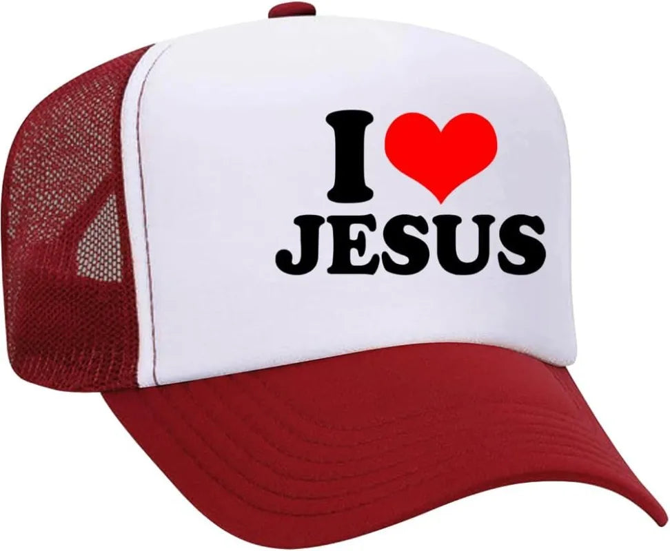 I Love Jesus Trucker Cap