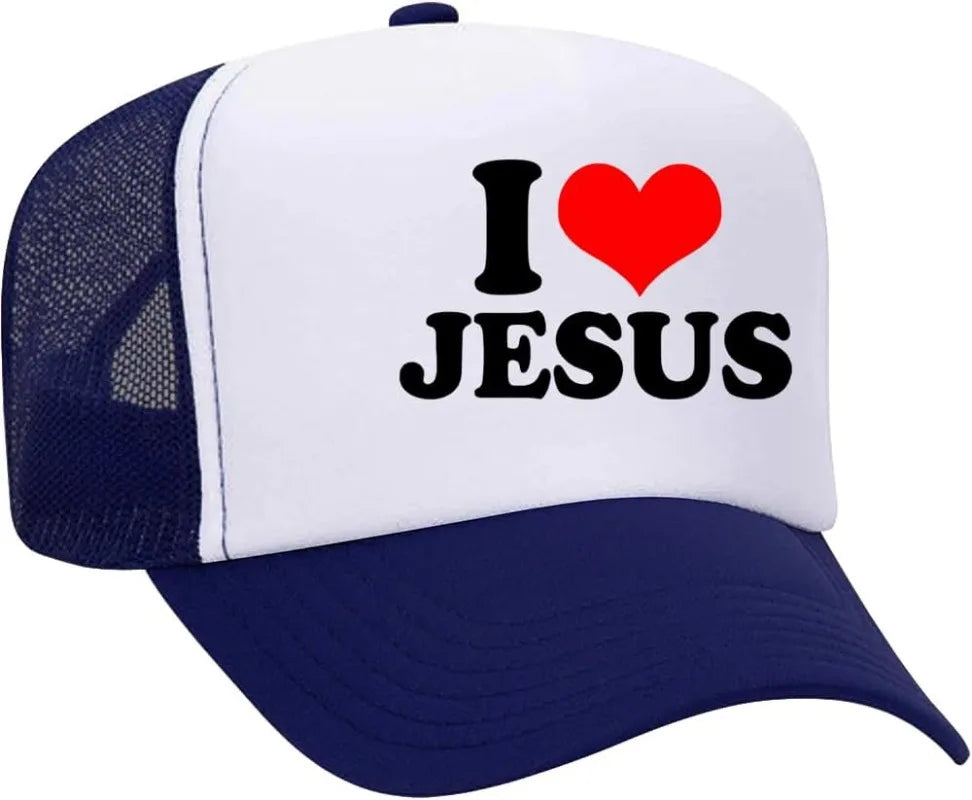 I Love Jesus Trucker Cap