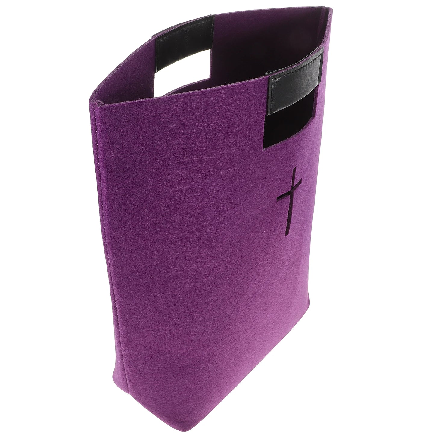 Large Capacity Bible Tote Bag - Handle Cross