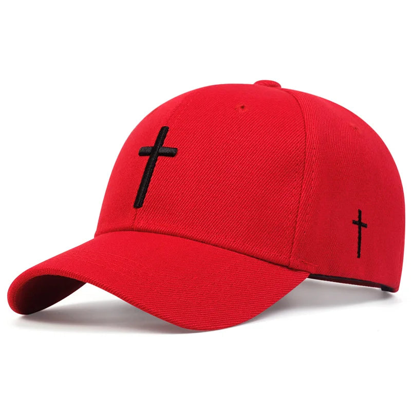 Simple Cross Snapback Baseball Cap