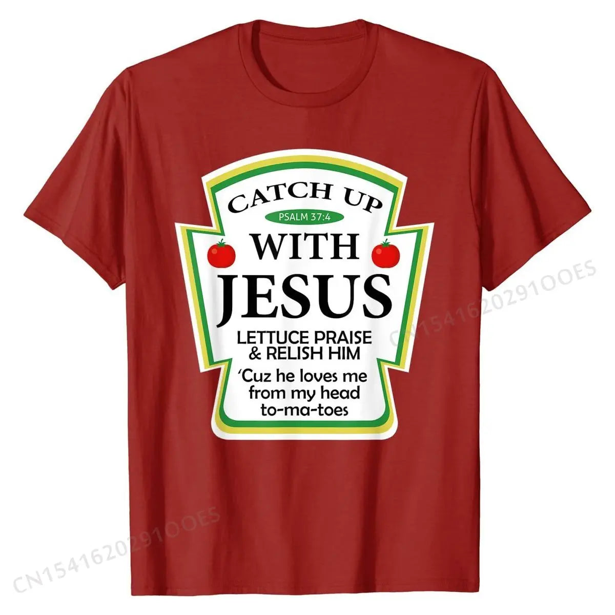 Catchup with Jesus T-Shirt – Unisex Christian Tee in 100% Premium Cotton, Casual Fit