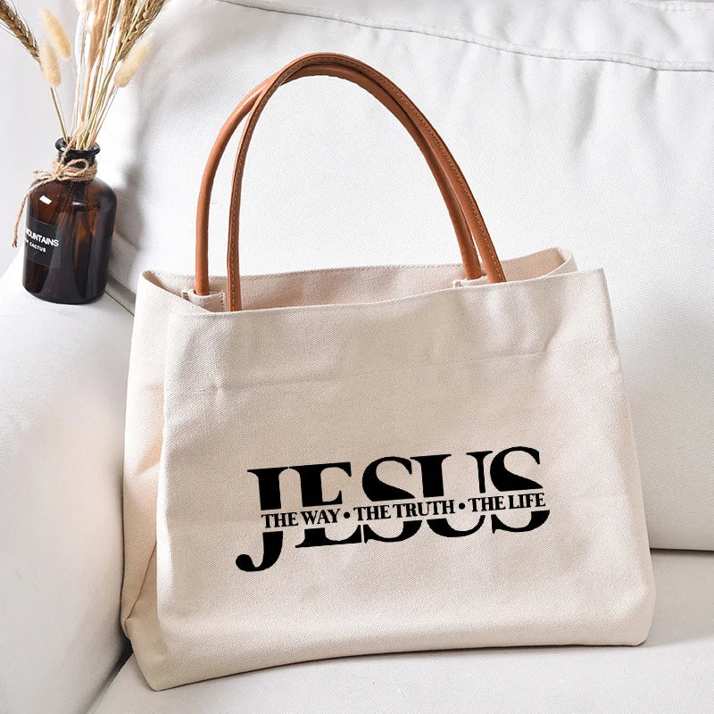 Christian Quote Shopping & Church Bag for Women