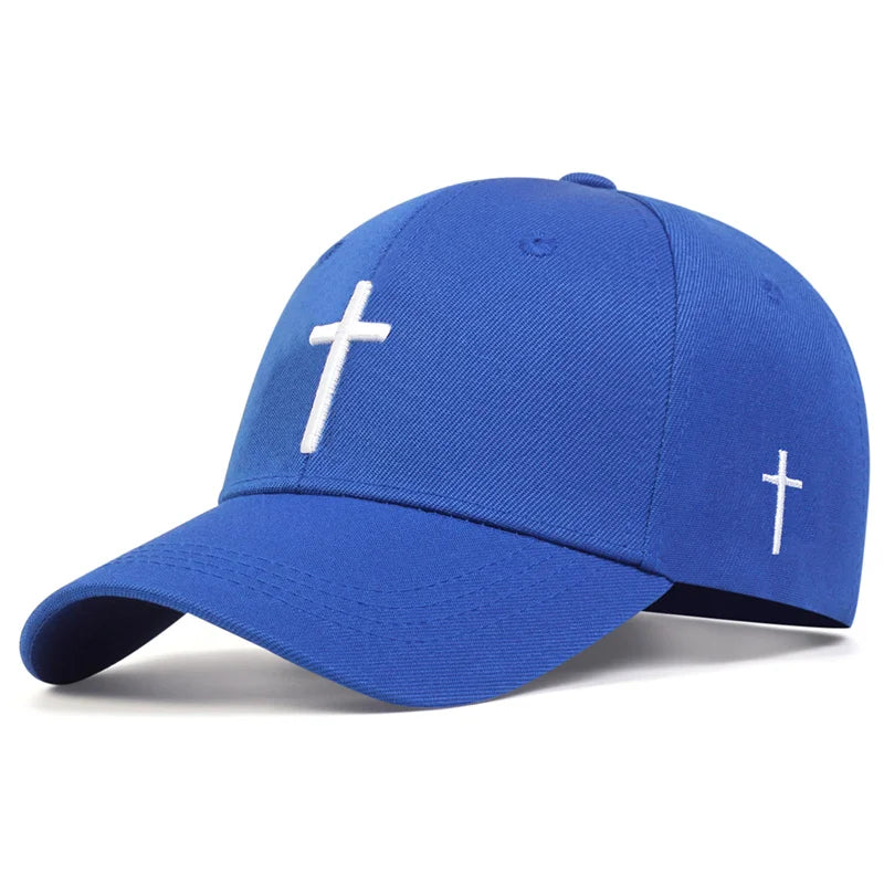 Simple Cross Snapback Baseball Cap