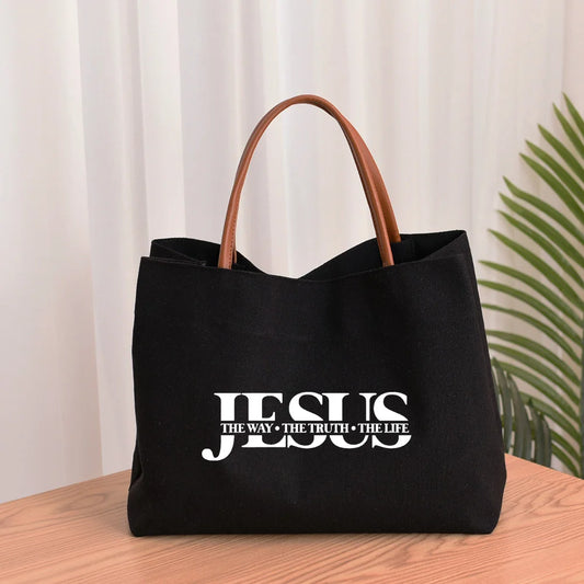 Christian Quote Shopping & Church Bag for Women