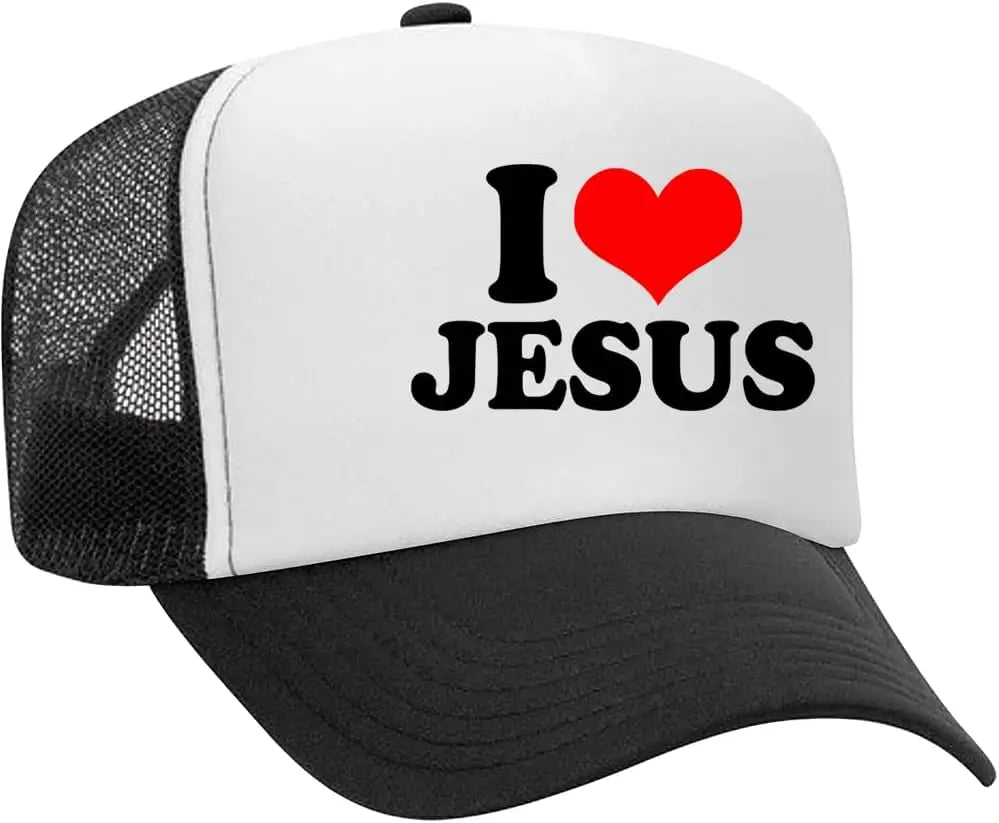 I Love Jesus Trucker Cap