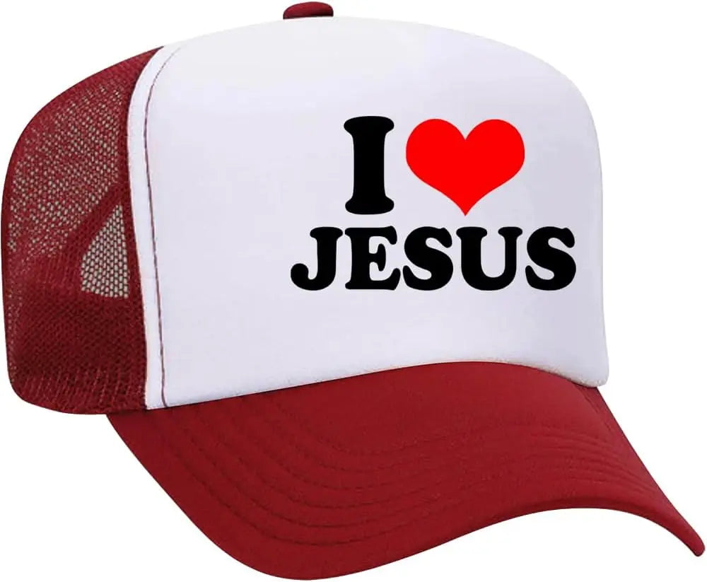 I Love Jesus Trucker Cap