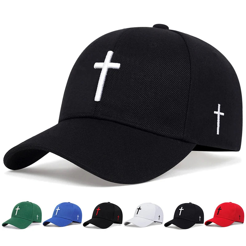 Simple Cross Snapback Baseball Cap